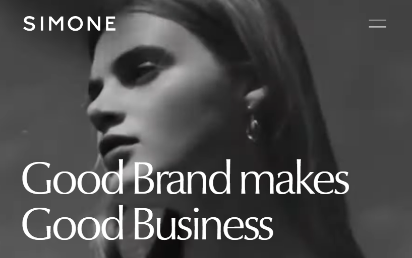 SIMONE株式会社のホームぺージ