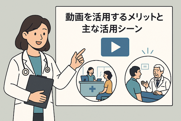 健診センターが動画を活用するメリットと主な活用シーン