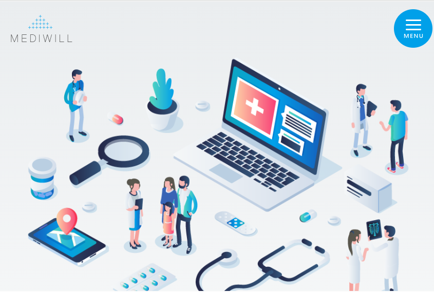 株式会社メディウィルのホームぺージ