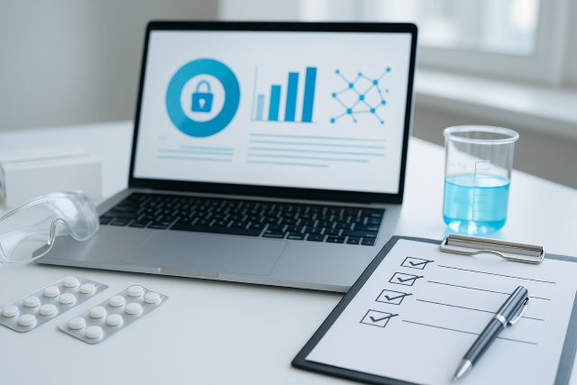 製薬会社のシステム開発イメージ画像