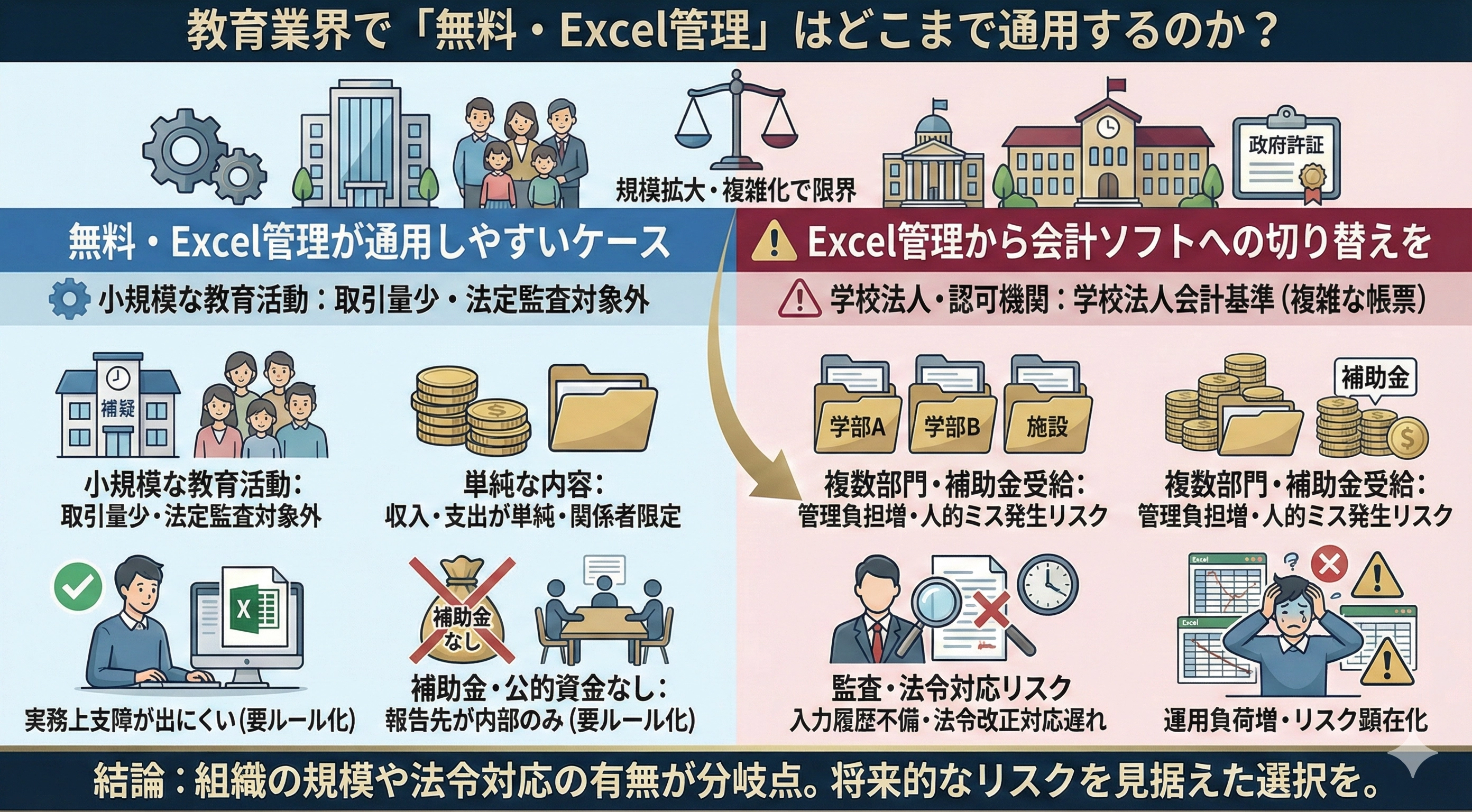 教育業界で「無料・Excel管理」はどこまで通用するのか？