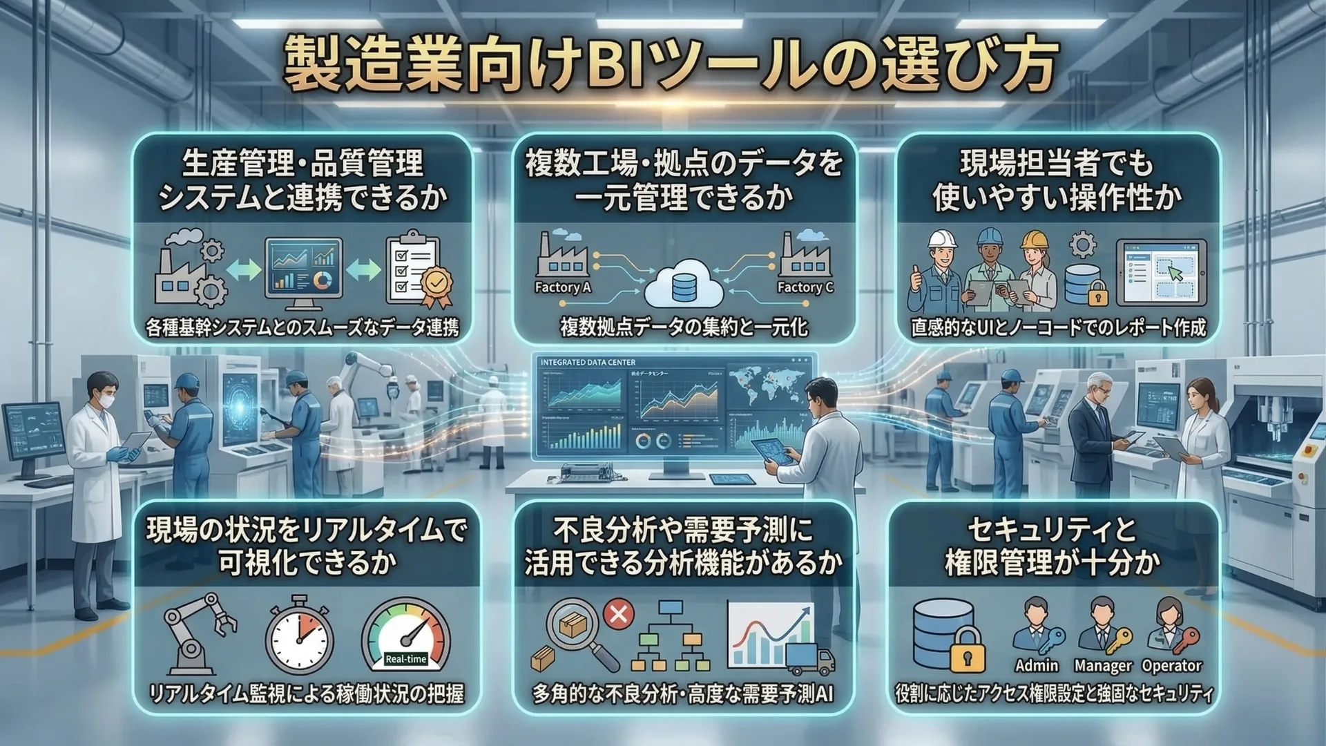 製造業向けBIツールの選び方