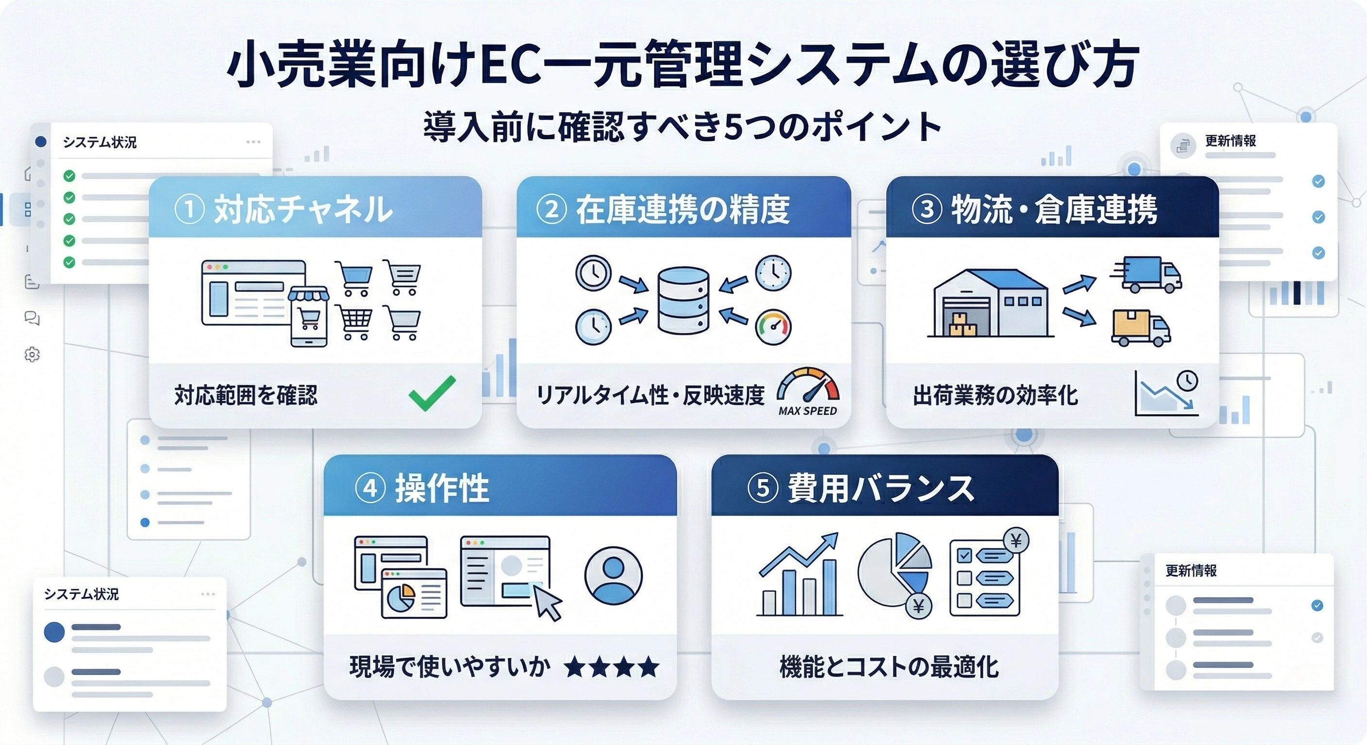 小売業向けEC一元管理システムの選び方