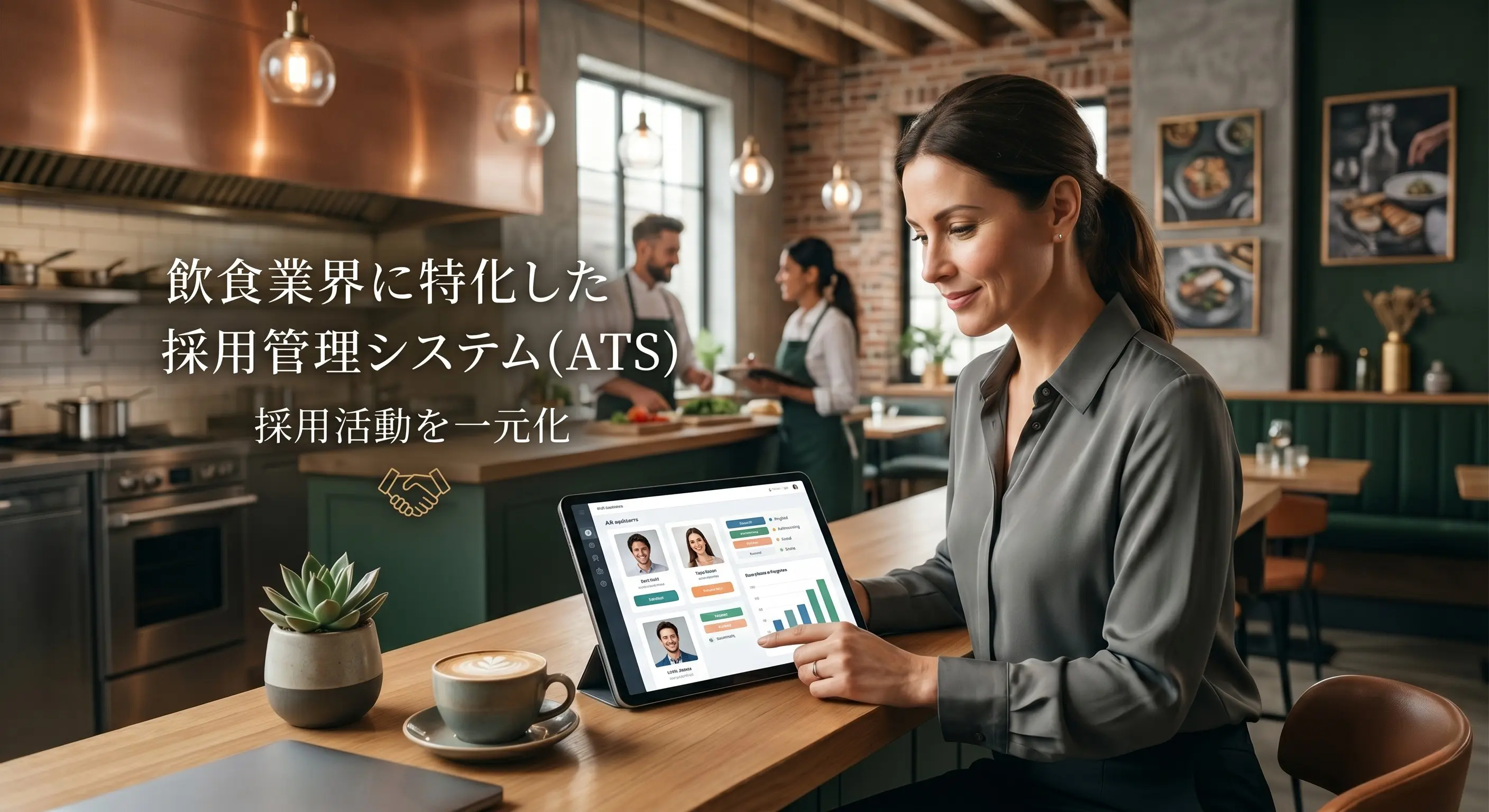 飲食業界におすすめのATSのイメージ
