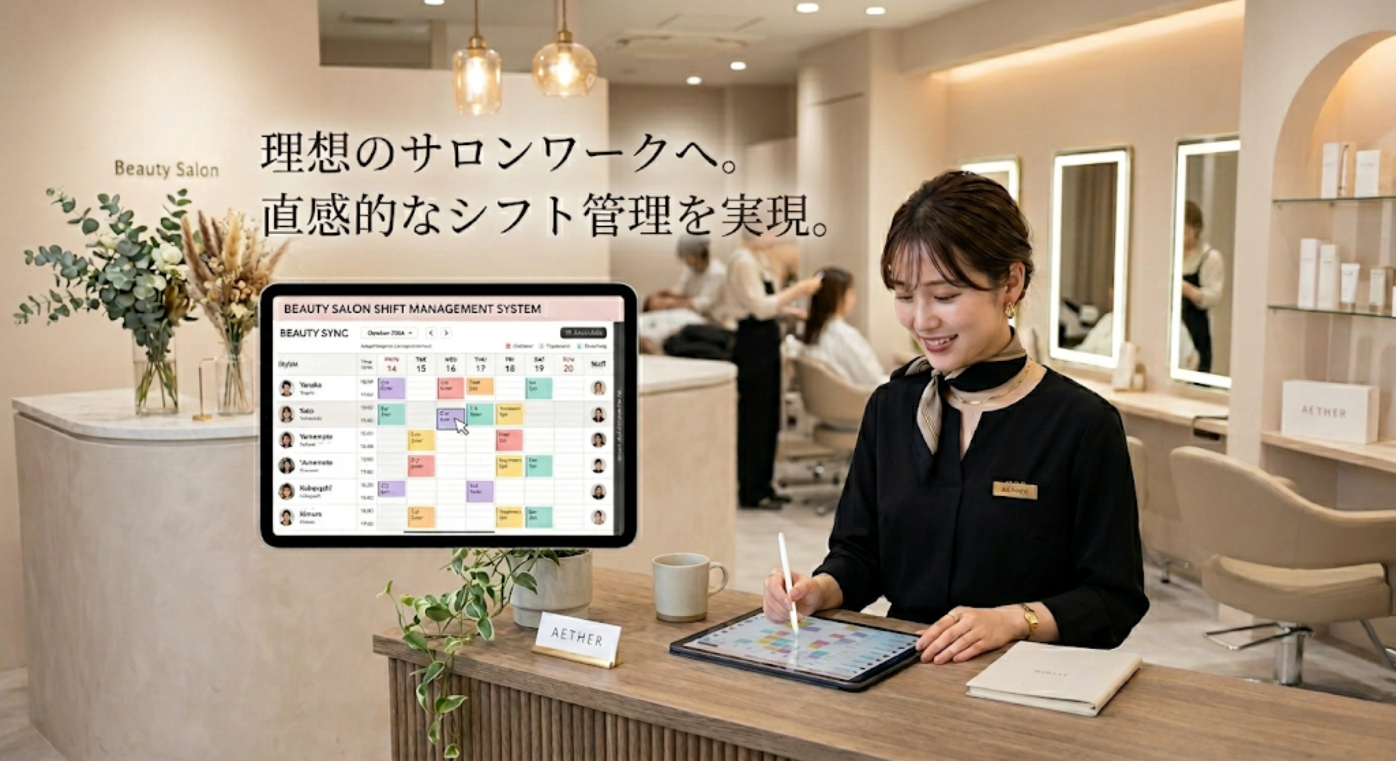 美容業界向けシフト管理システムおすすめ8選を比較