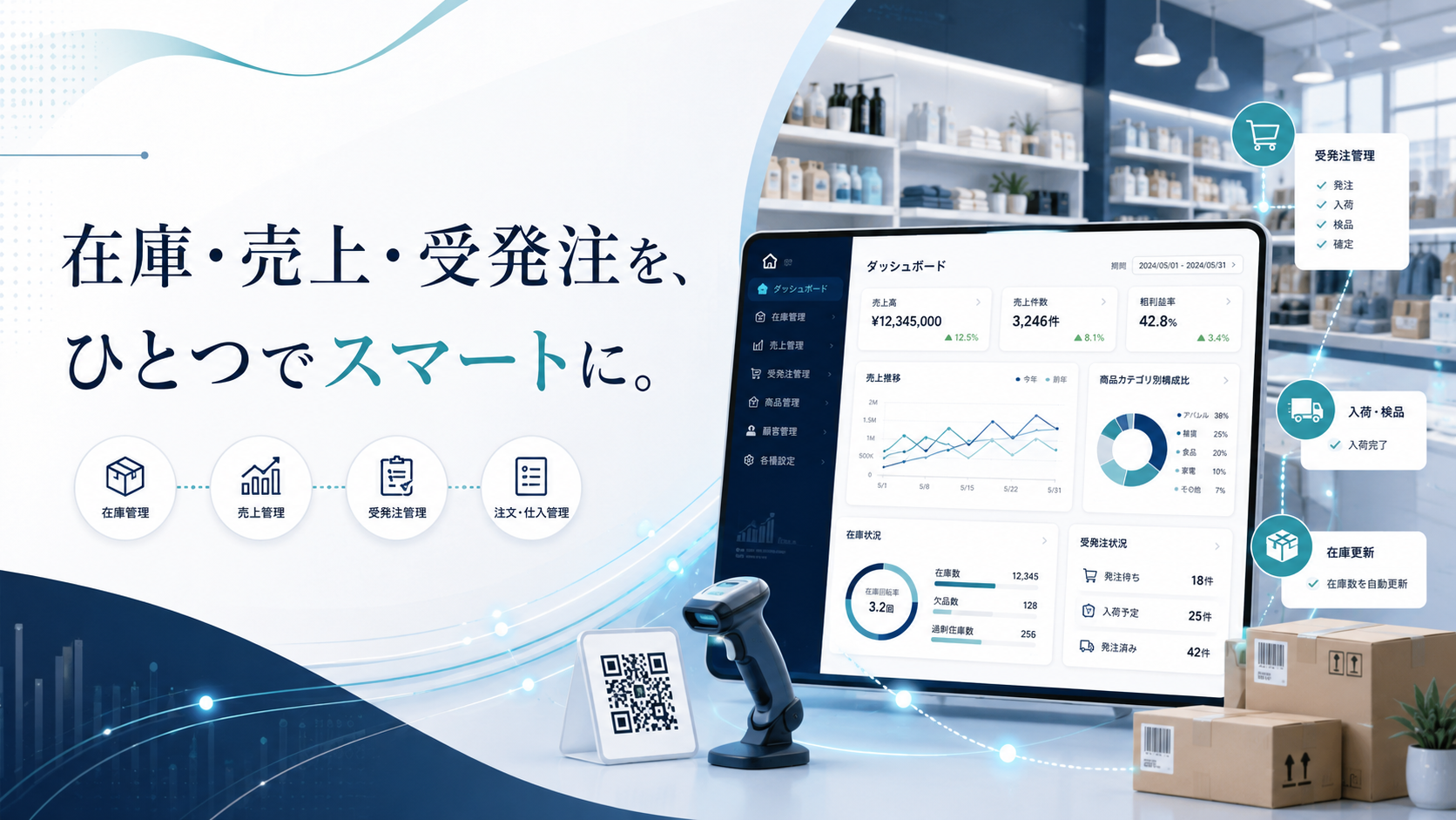小売業におすすめの販売管理システム