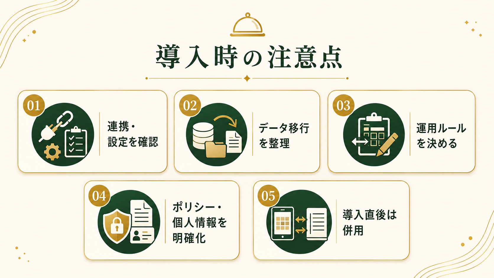 飲食店向け予約システムを導入する際の注意点