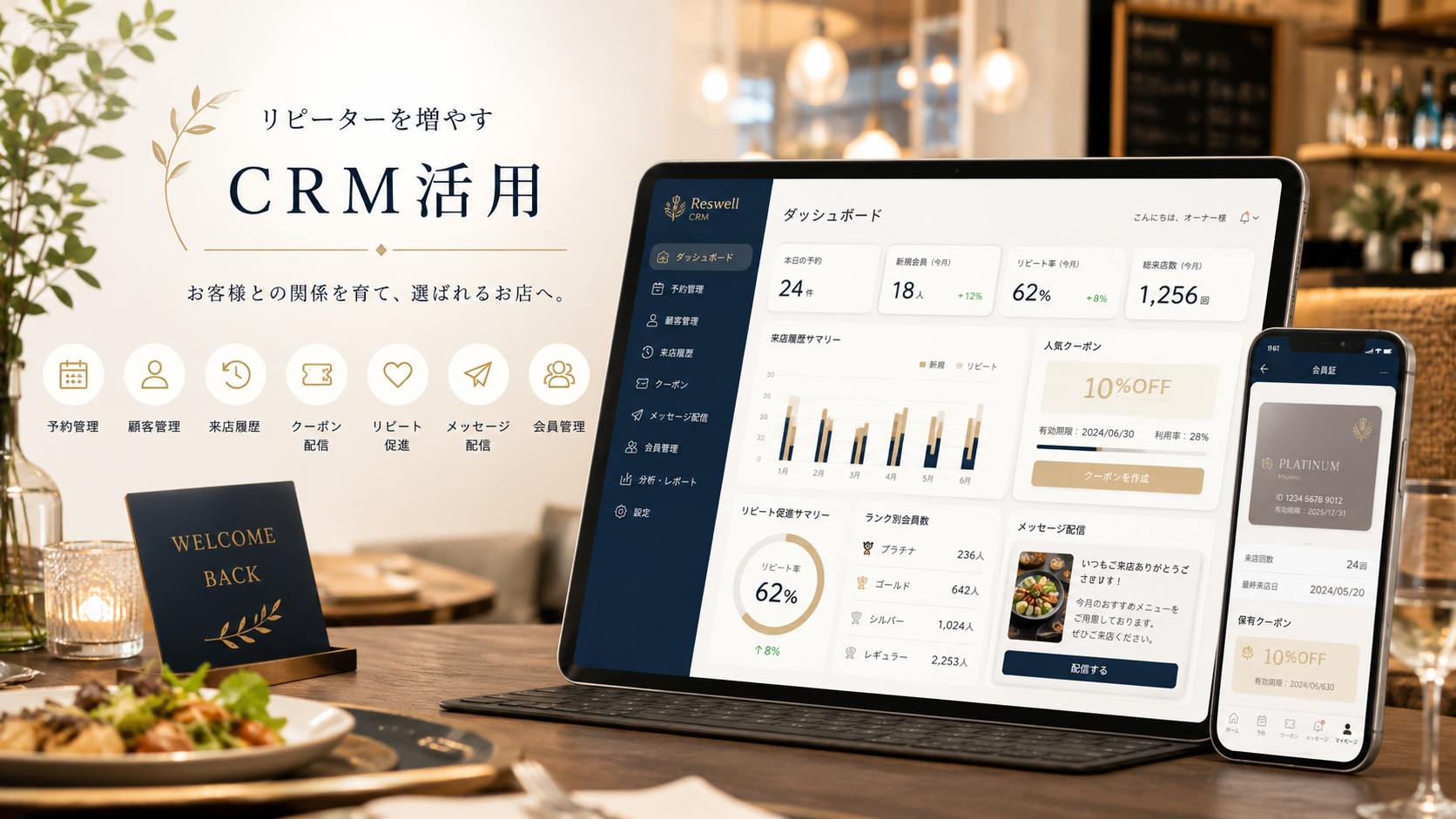 飲食店向けでおすすめのCRMツール10選
