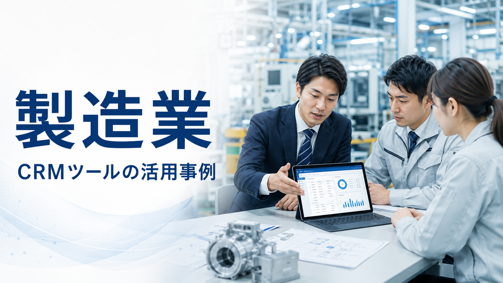 製造業におけるCRMツールの活用事例