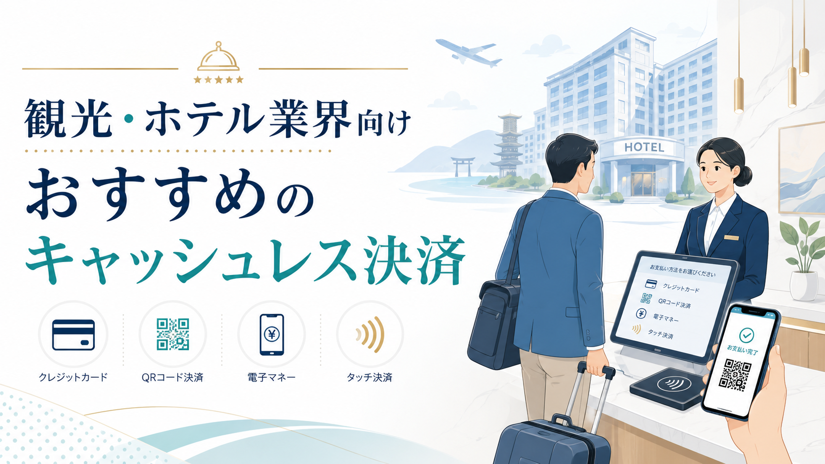 観光・ホテル業界におすすめのキャッシュレス決済7選
