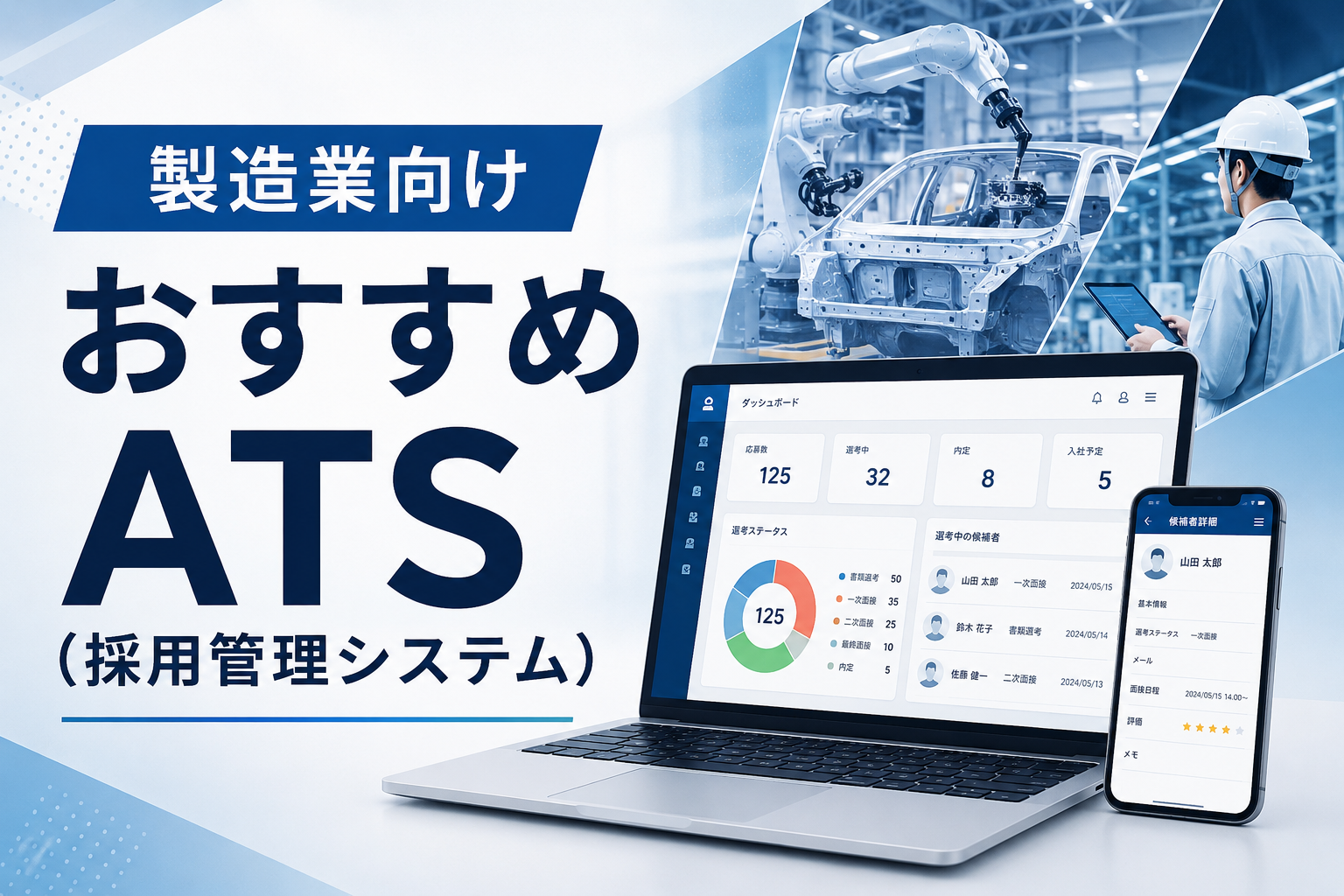 製造業向けATS（採用管理システム）おすすめ7選