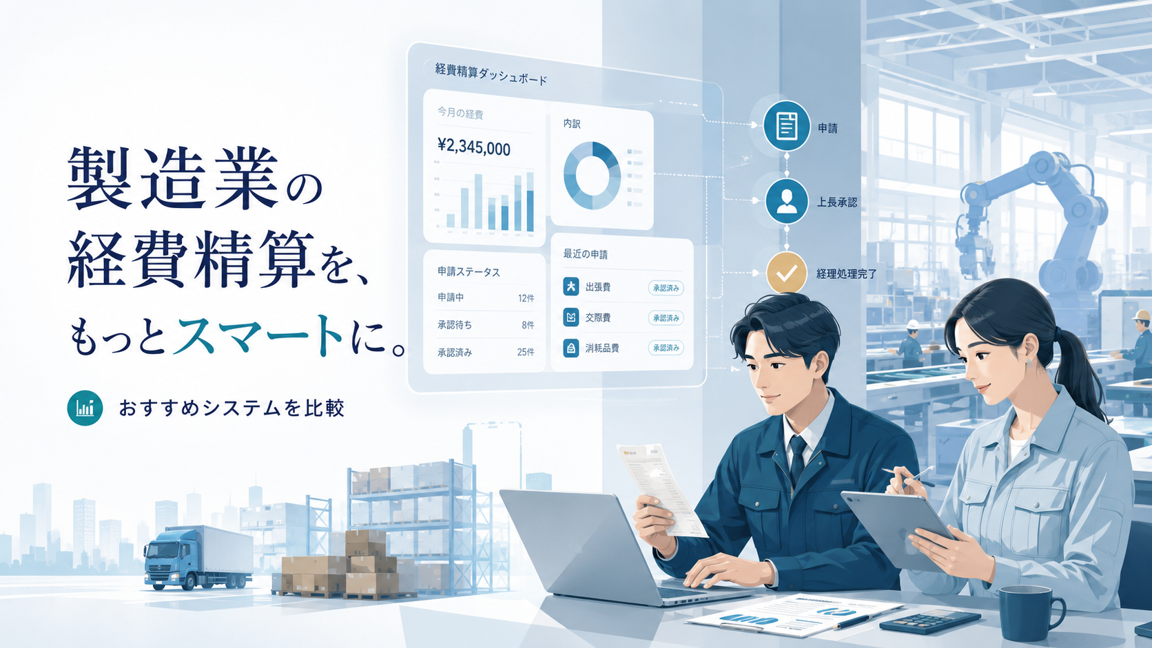 製造業向けおすすめ経費精算システム10選