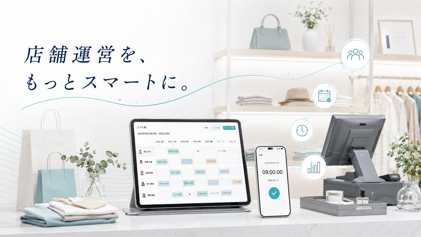 小売業におすすめの労務管理システム