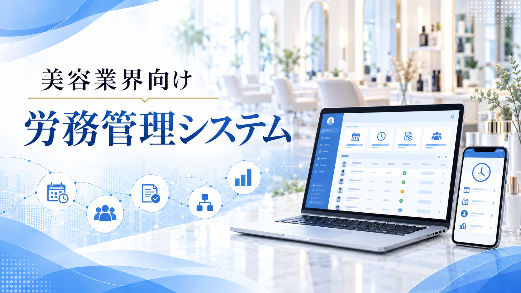 美容業界向け労務管理システムの3つのタイプ