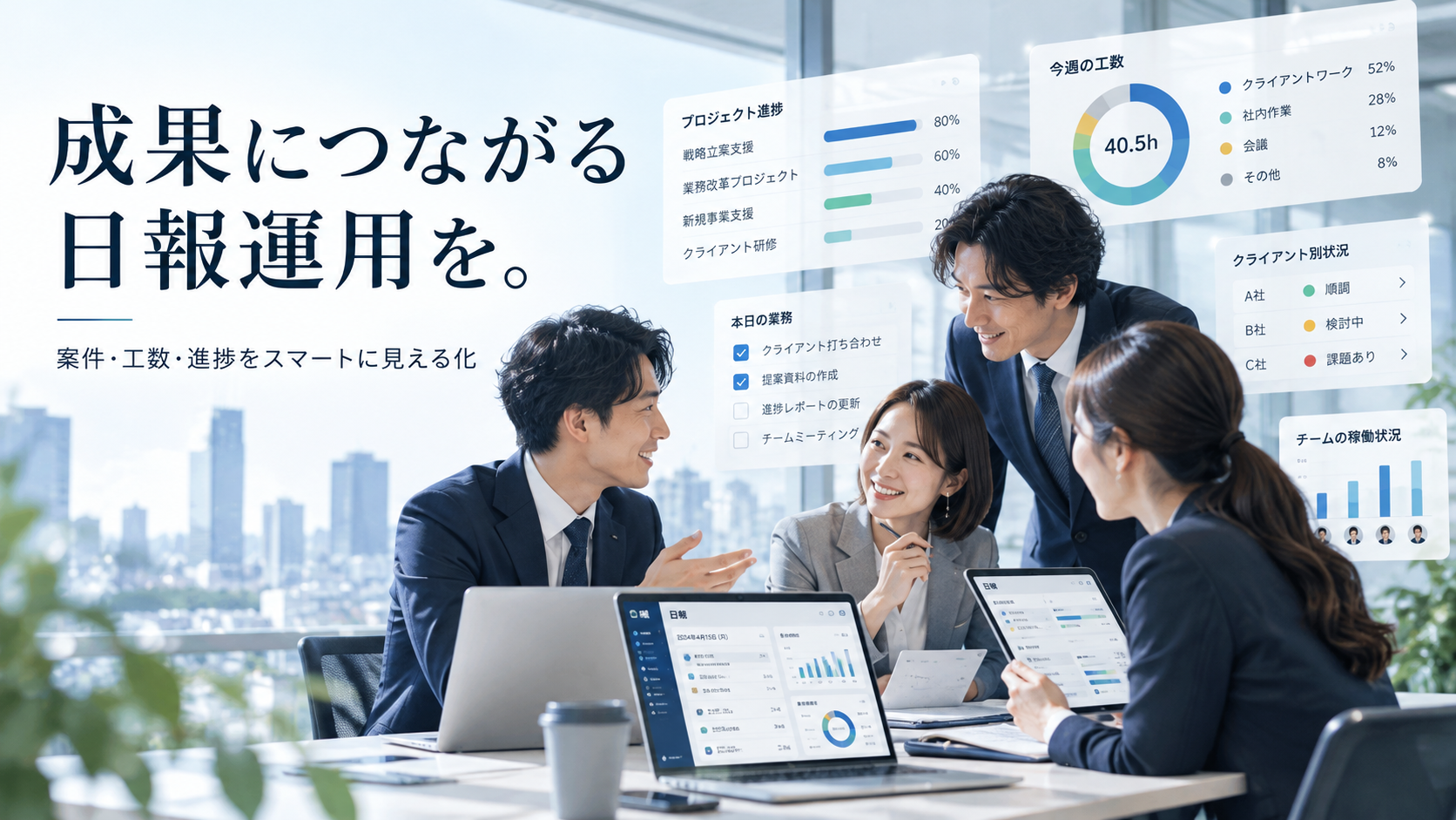 コンサルティング会社向け日報アプリおすすめ10選
