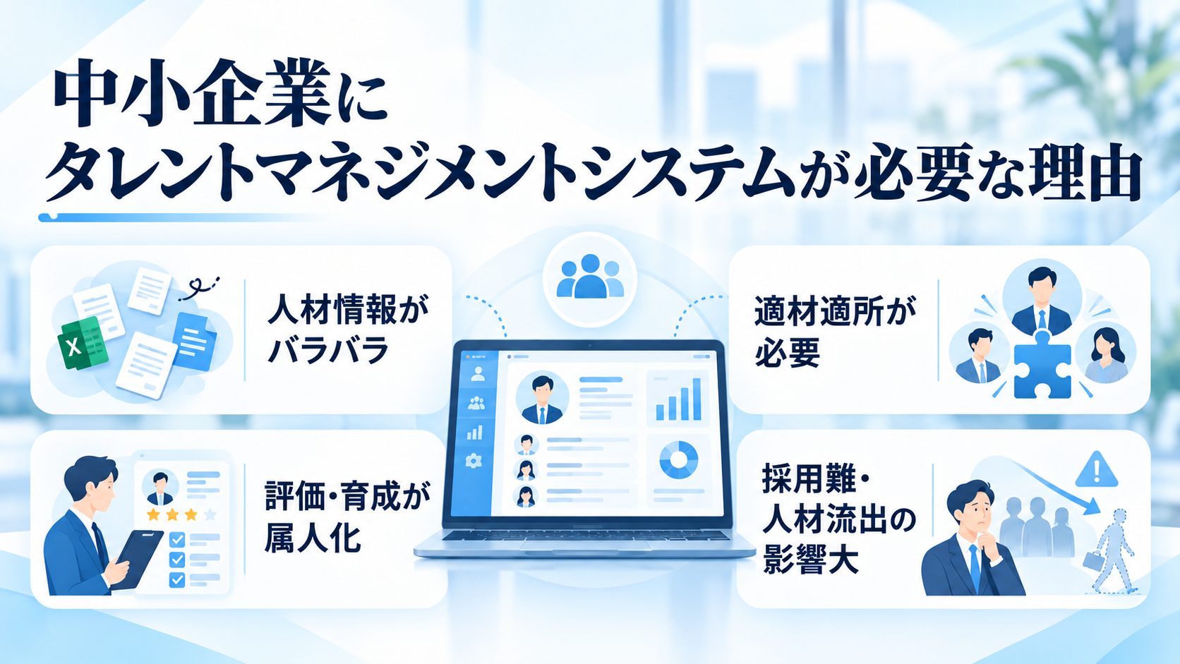 中小企業にタレントマネジメントシステムが必要な理由