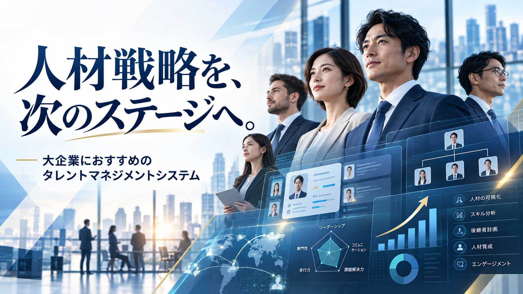大企業向けタレントマネジメントシステムおすすめ10選