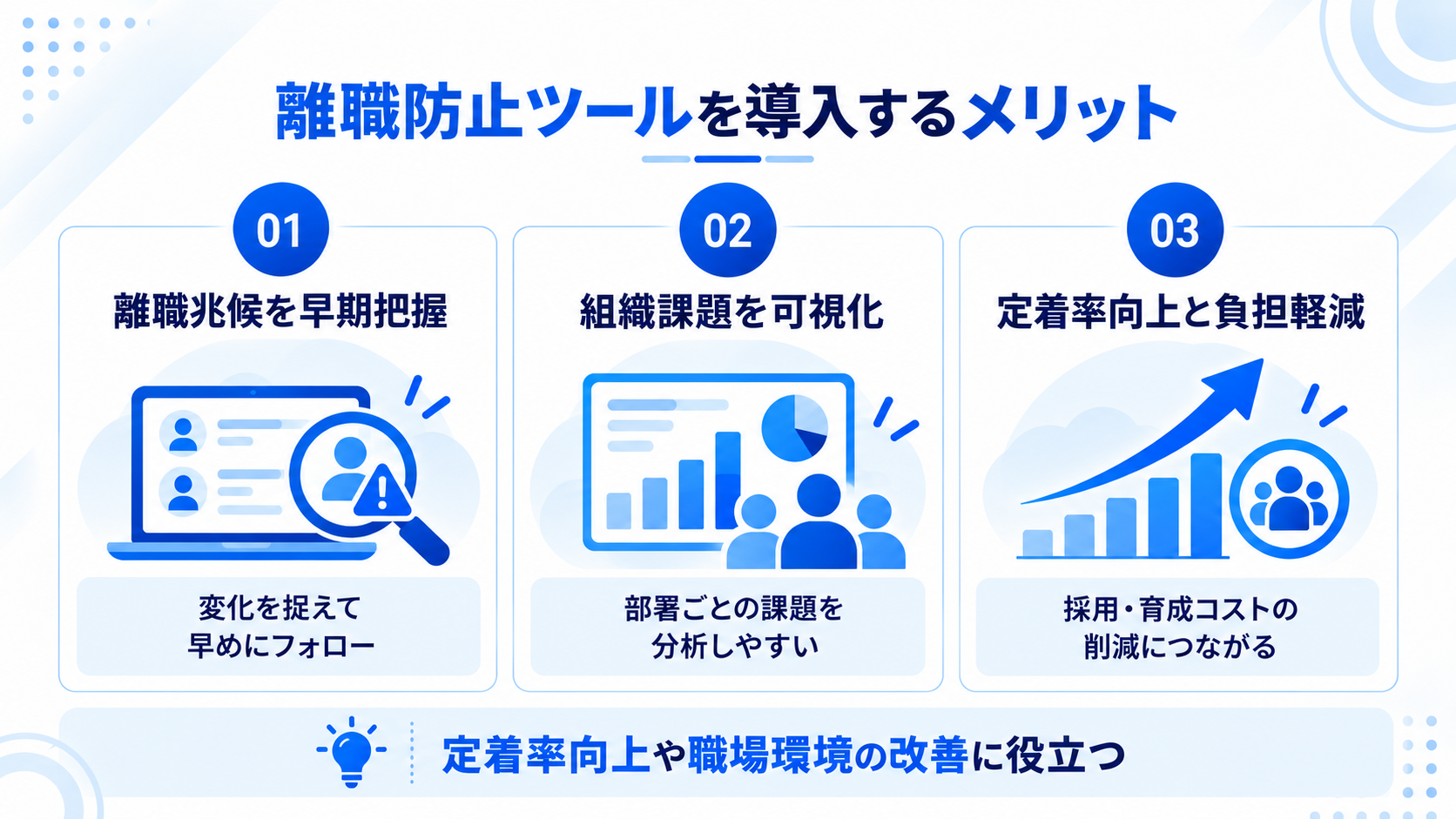 離職防止ツールを導入するメリット